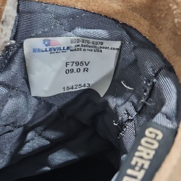 Tan Combat & Moto Boots - Picture 4 of 7